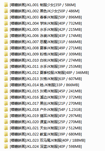 图片[7]-tukashe670、[喵糖映画]JKL裙美系列 COS合集打包下载[24 套]-图咖社！！！